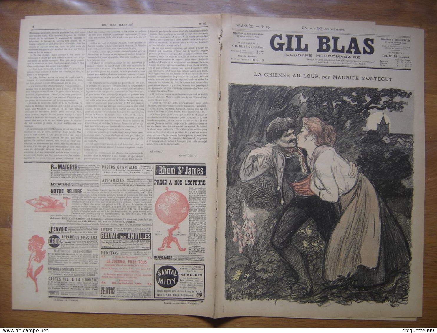 1900 GIL BLAS 29 Steinlen Lubin De Beauvais Balluriau - Otros & Sin Clasificación