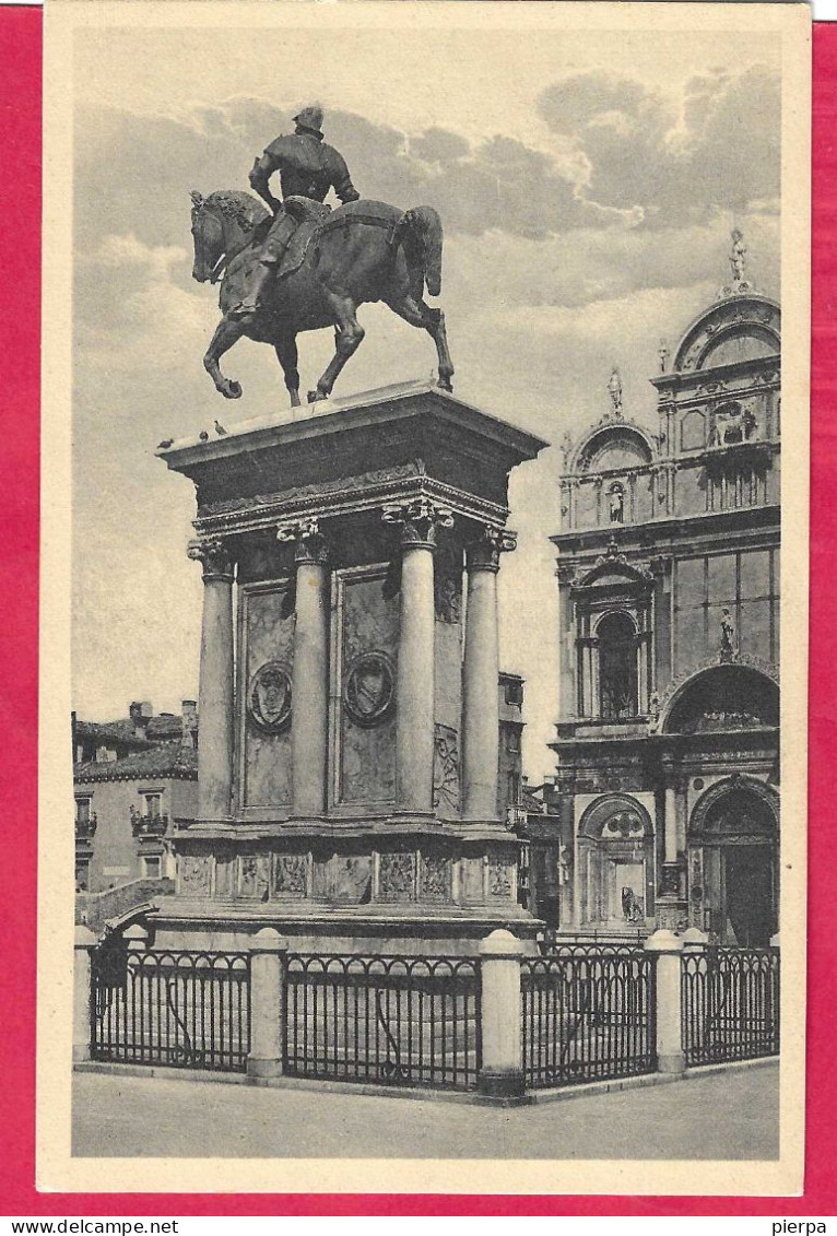 MONUMENTO A COLLEONI - VENEZIA - FORMATO PICCOLO - EDIZIONE ORIGINALE FOTO BERNARDI - NUOVA - Monumentos