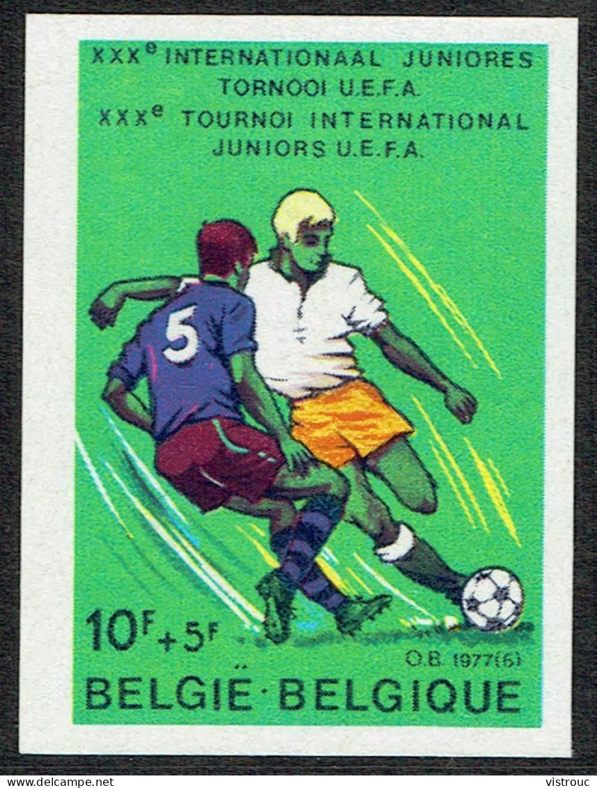 COB 1851 - ND  - Cote: 15,00 € - 30 E Tournoi International Des Juniors De L'U.E.F.A. - 1977. - 1961-1980