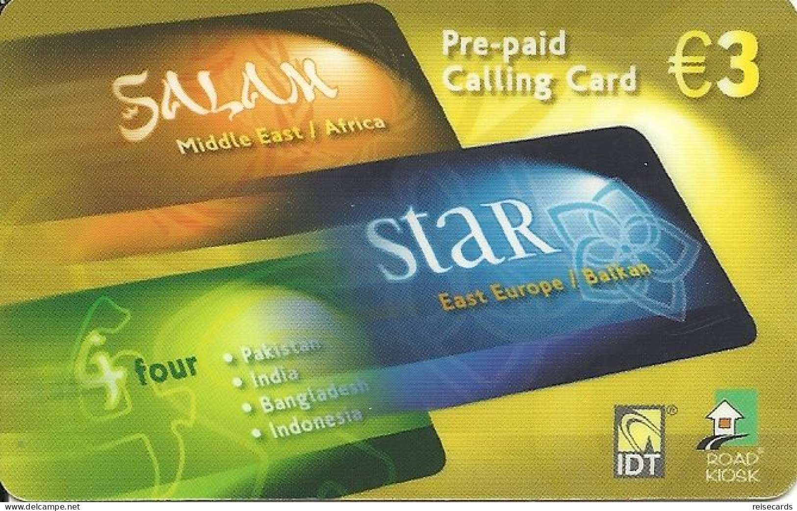 Greece: Prepaid IDT Salam Star 08.10 - Greece