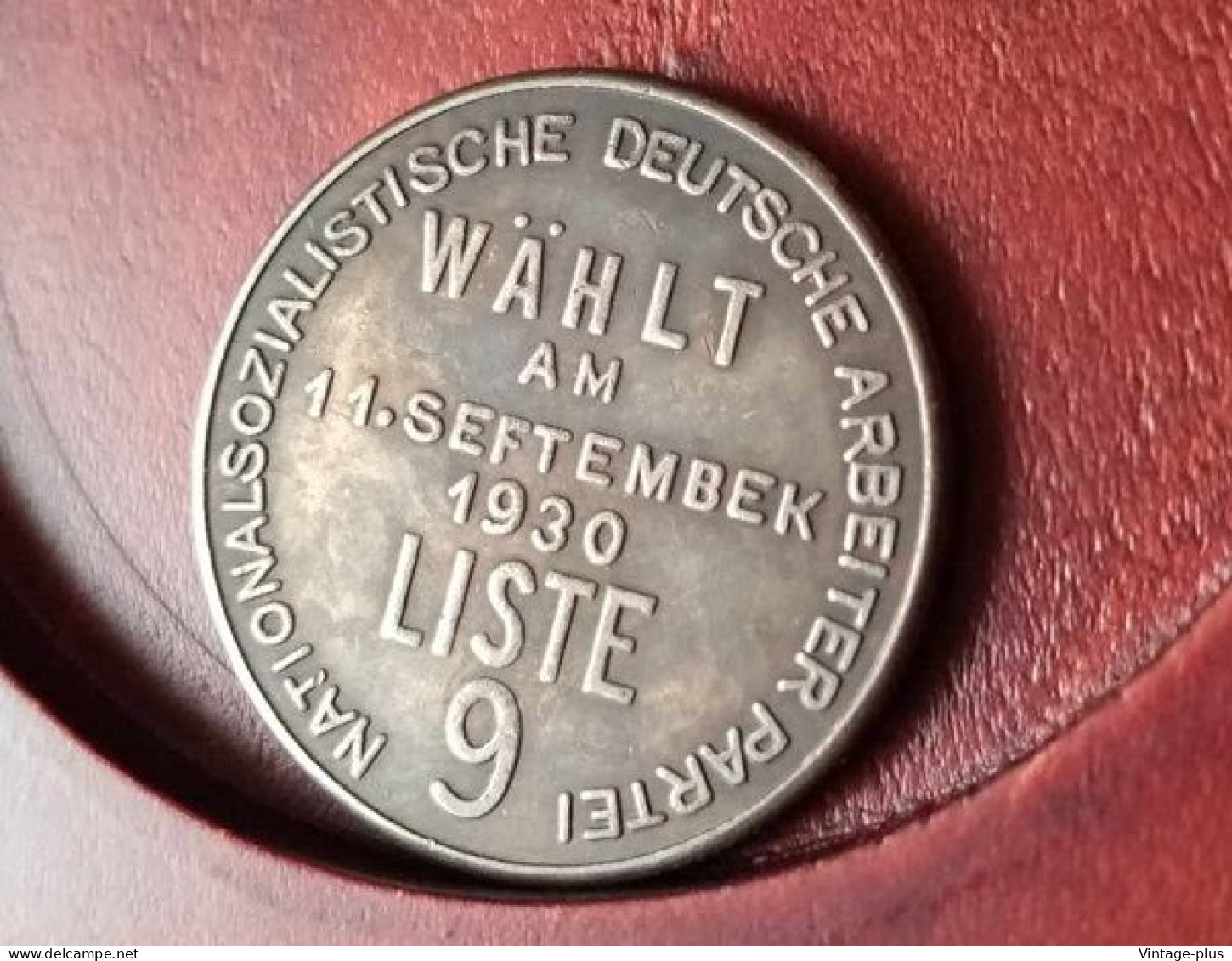 GERMANIA 3° REICH MONETA COMMEMORATIVA WAHLT AM 11 STTEMBER 1930 LISTE 9 - ALLEMAGNE - DEUTSCHLAND - COD: GG10 - Otros & Sin Clasificación