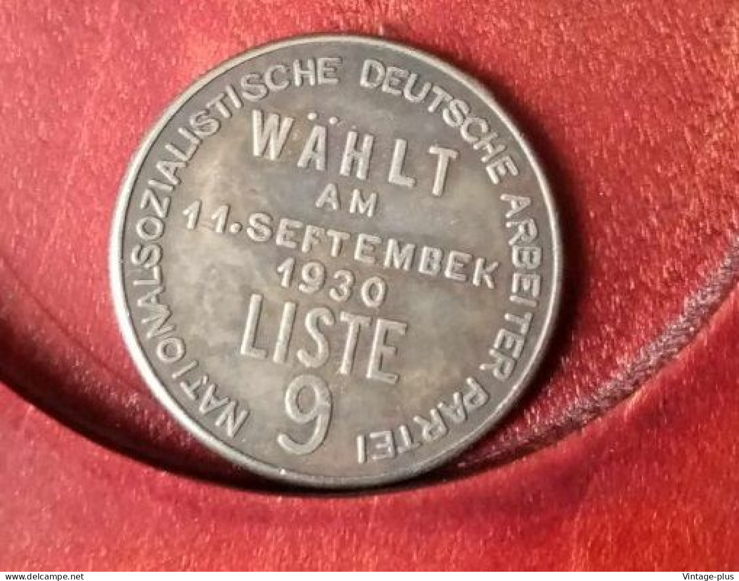 GERMANIA 3° REICH MONETA COMMEMORATIVA WAHLT AM 11 STTEMBER 1930 LISTE 9 - ALLEMAGNE - DEUTSCHLAND - COD: GG10 - Otros & Sin Clasificación