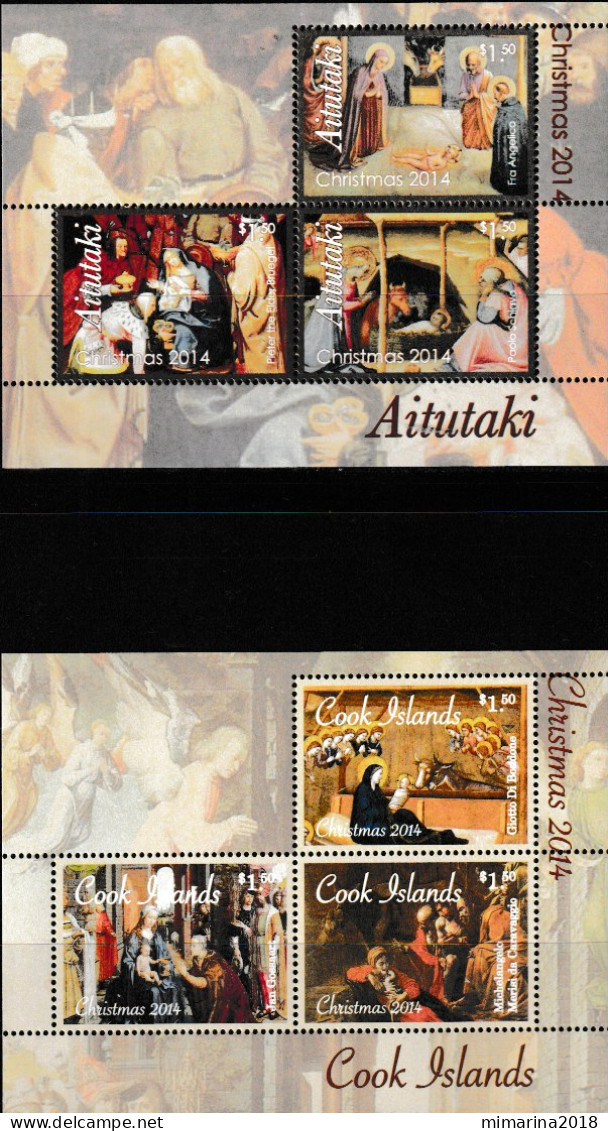 COOK ISLANDS & AITUTAKI  2014  MNH  "CHRISTMAS" - Kerstmis