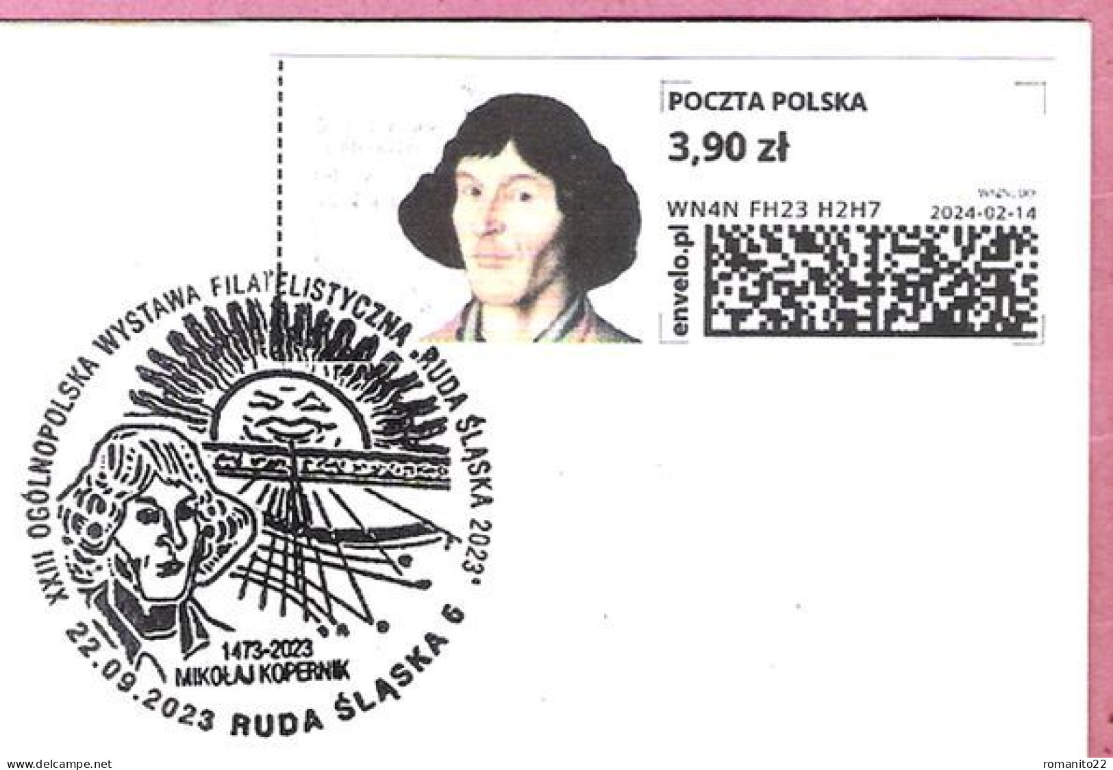 Poland 2023, Cover RUDA SL.(2), Kopernik Copernicus , Astronomy, Copernic, Cosmos, Science, - Astronomy