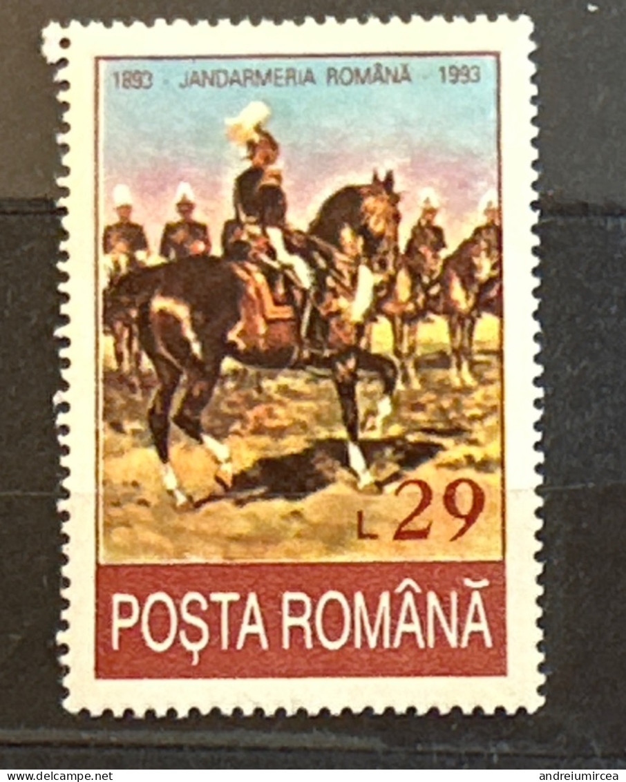 Jandarmeria Română 1993 MNH - Nuovi