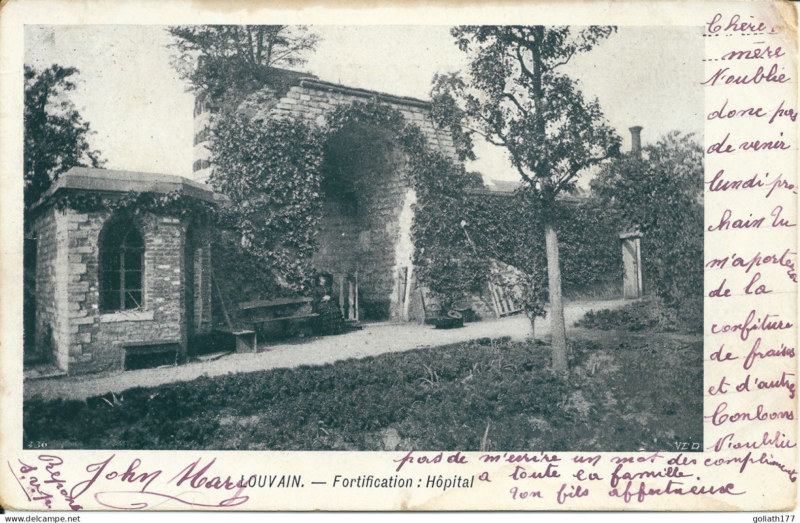 Louvain - Fortification : Hopital - Leuven