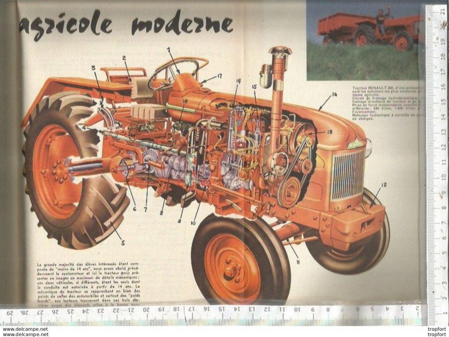 PG / SUPERBE LIVRET 40 Pages SUR LA ROUTE DE L'ECOLE  Voiture DAUPHINE / TRACTEUR / POMPIER / CODE DE LA ROUTE Pommery - Auto