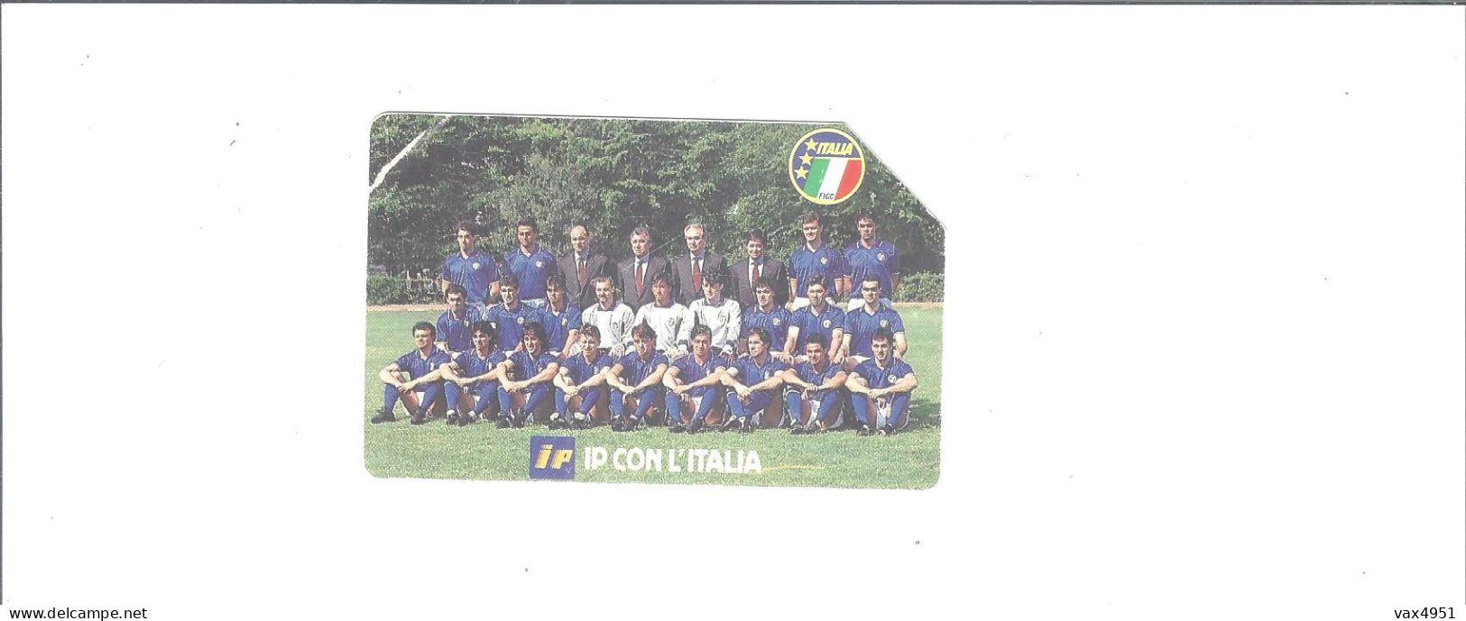 TELECARTE IP CON L ITALIA   THEME SPORTS FOOTBALL**   RARE     A  SAISIR /// - Non Classés