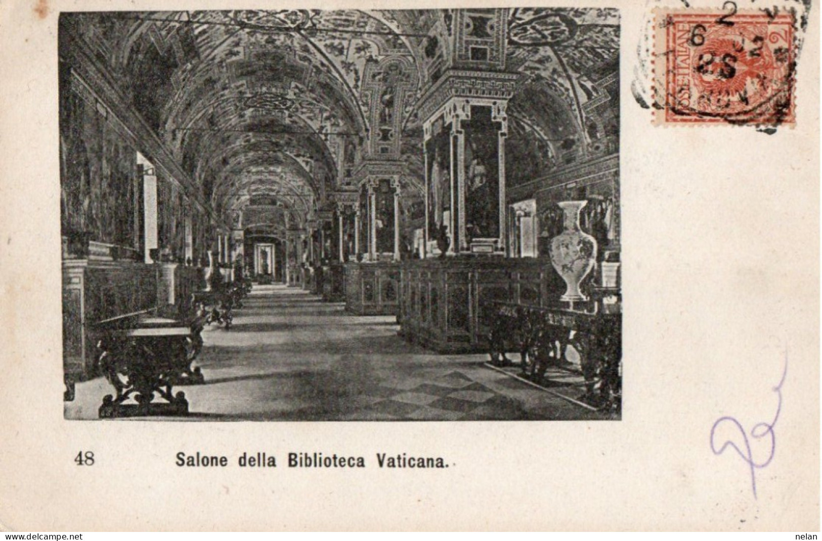 SALONE DELLA BIBLIOTECA VATICANA - F.P. - San Pietro