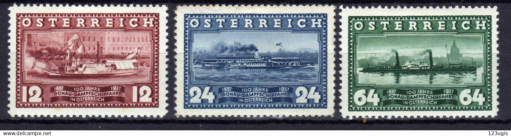 Österreich 1937 Mi 639-641 * [200424XIV] - Neufs