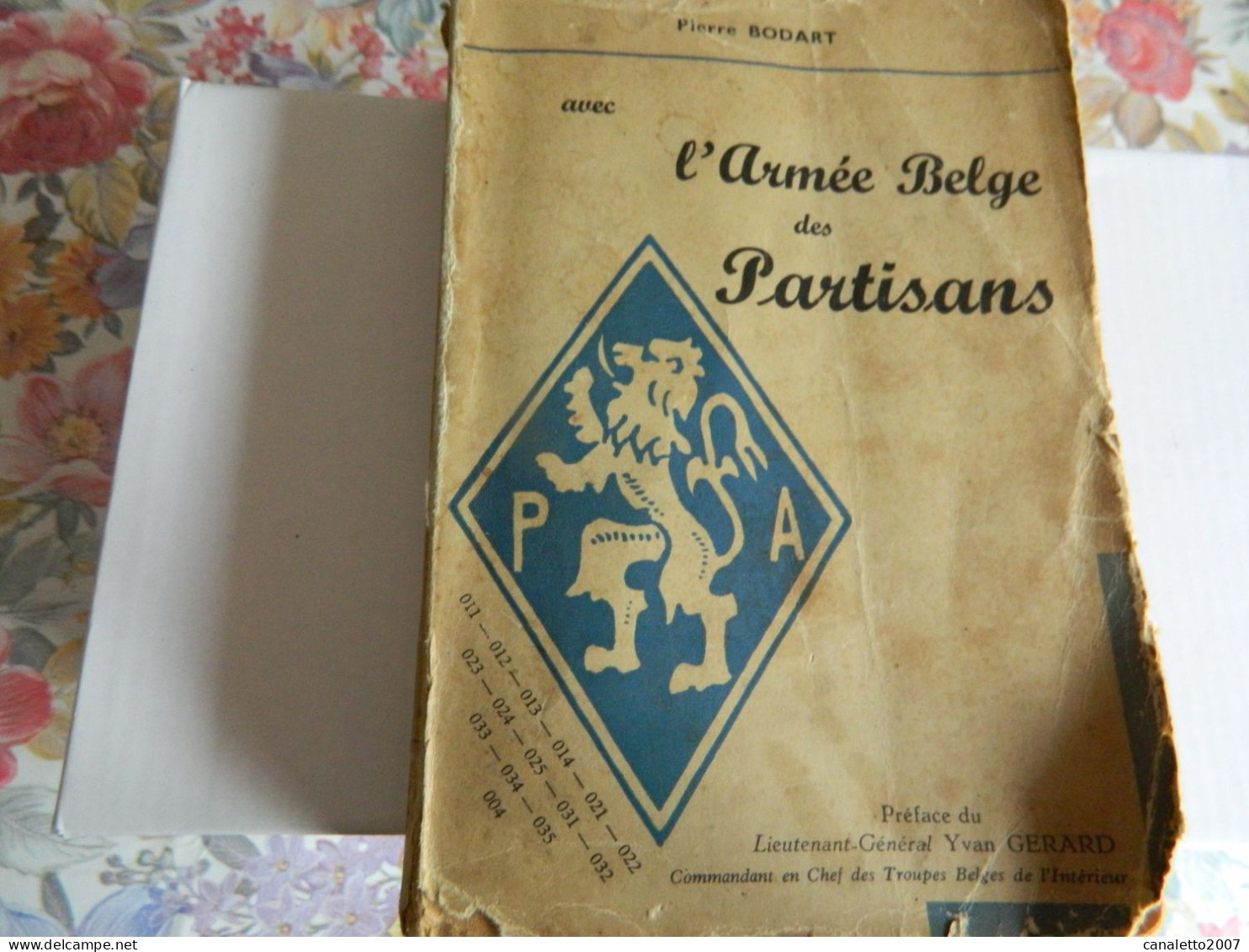 GUERRE 39/45 BELGIQUE: L'ARMEE BELGE DES PARTISANS-LA RESISTANCE -1948-330 PAGES -RESSAIX-SENEFFE ECT.. VOIR T.MATIERES - Guerre 1939-45