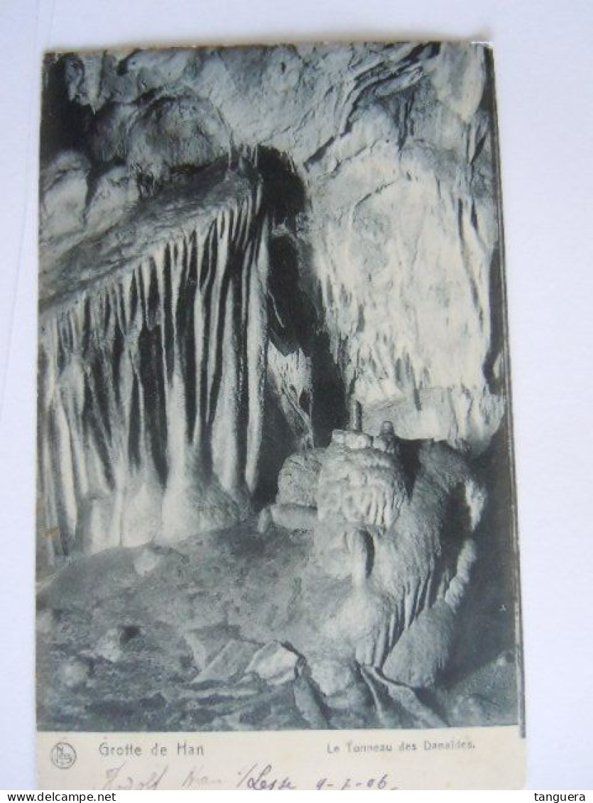 8 Cp Grotte De Han Circulée 1906 Cachet Hotel Bellevue  (701) - Rochefort