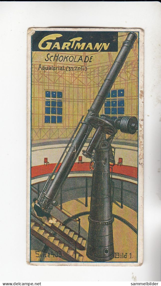 Gartmann Astronomie  Aquatorial  Serie 433 # 1 Von 1915 - Sonstige & Ohne Zuordnung