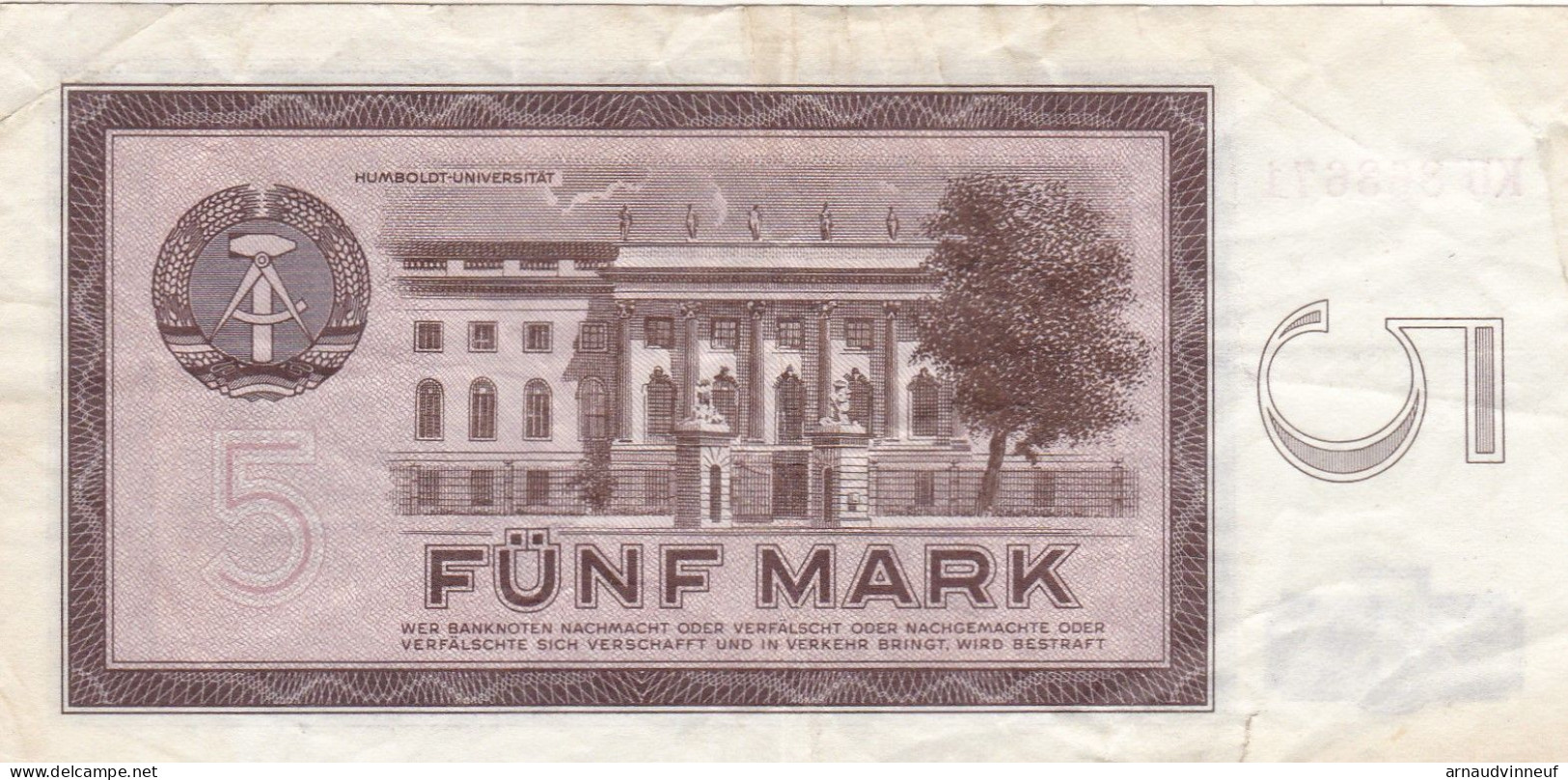 BANKNOTE FUNF 5 - Other & Unclassified