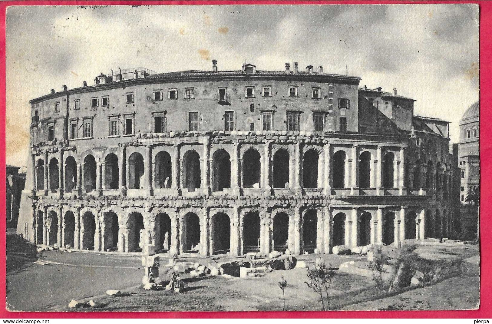 ROMA - TEATRO MARCELLO - FORMATO PICCOLO - EDIZIONE MARCUCCI - VIAGGIATA 1949 - Altri Monumenti, Edifici