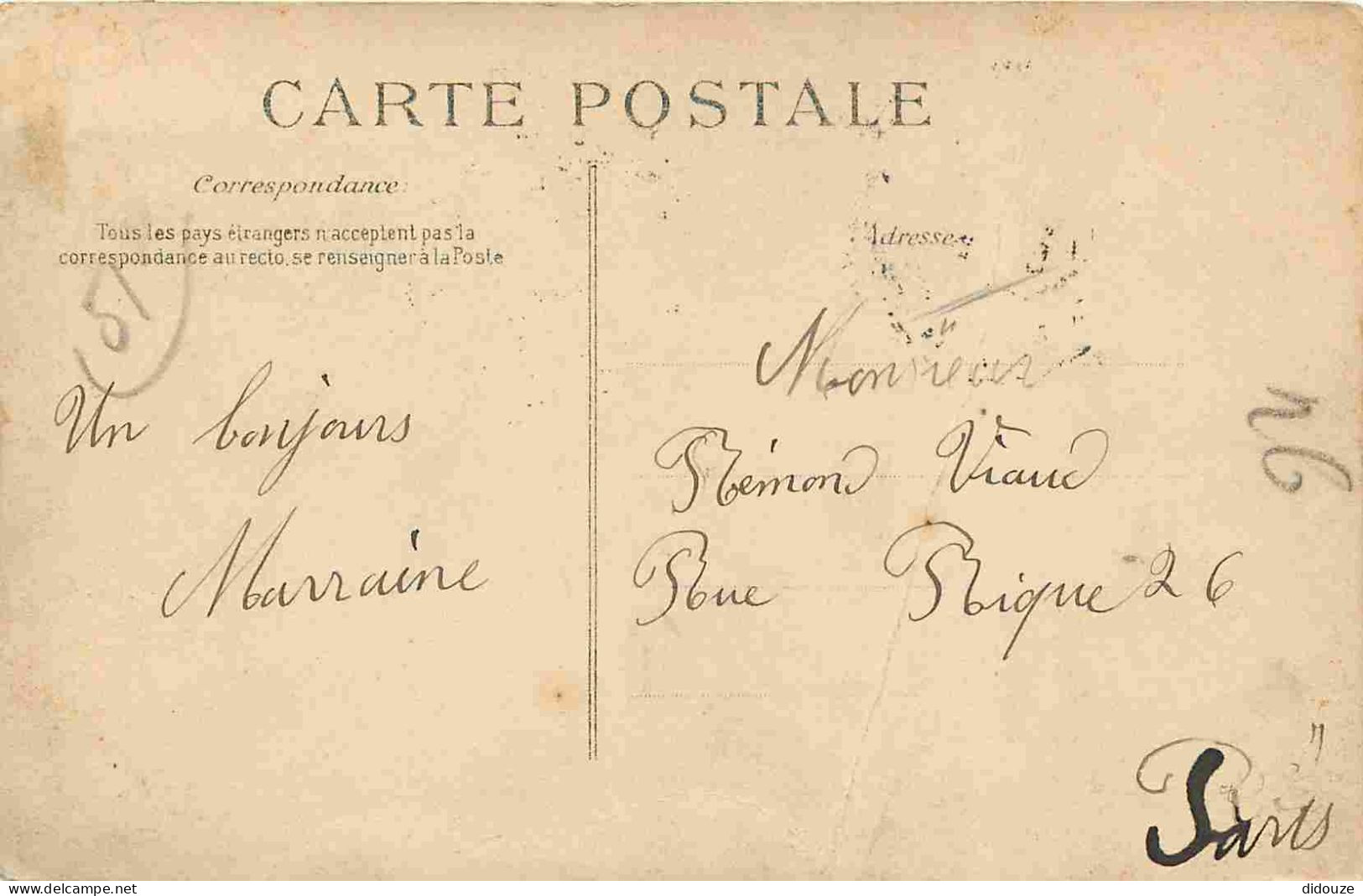 51 - Ay - Révolution En Champagne 12 Avril 1911 - Lntérieur De La Maison Ayala Incendiée Pendant L'émeute Du 12 Avril 19 - Ay En Champagne