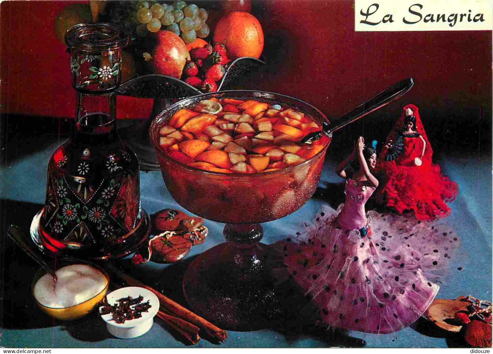 Recettes De Cuisine - Sangria - Poupées - Gastronomie - CPM - Voir Scans Recto-Verso - Recetas De Cocina