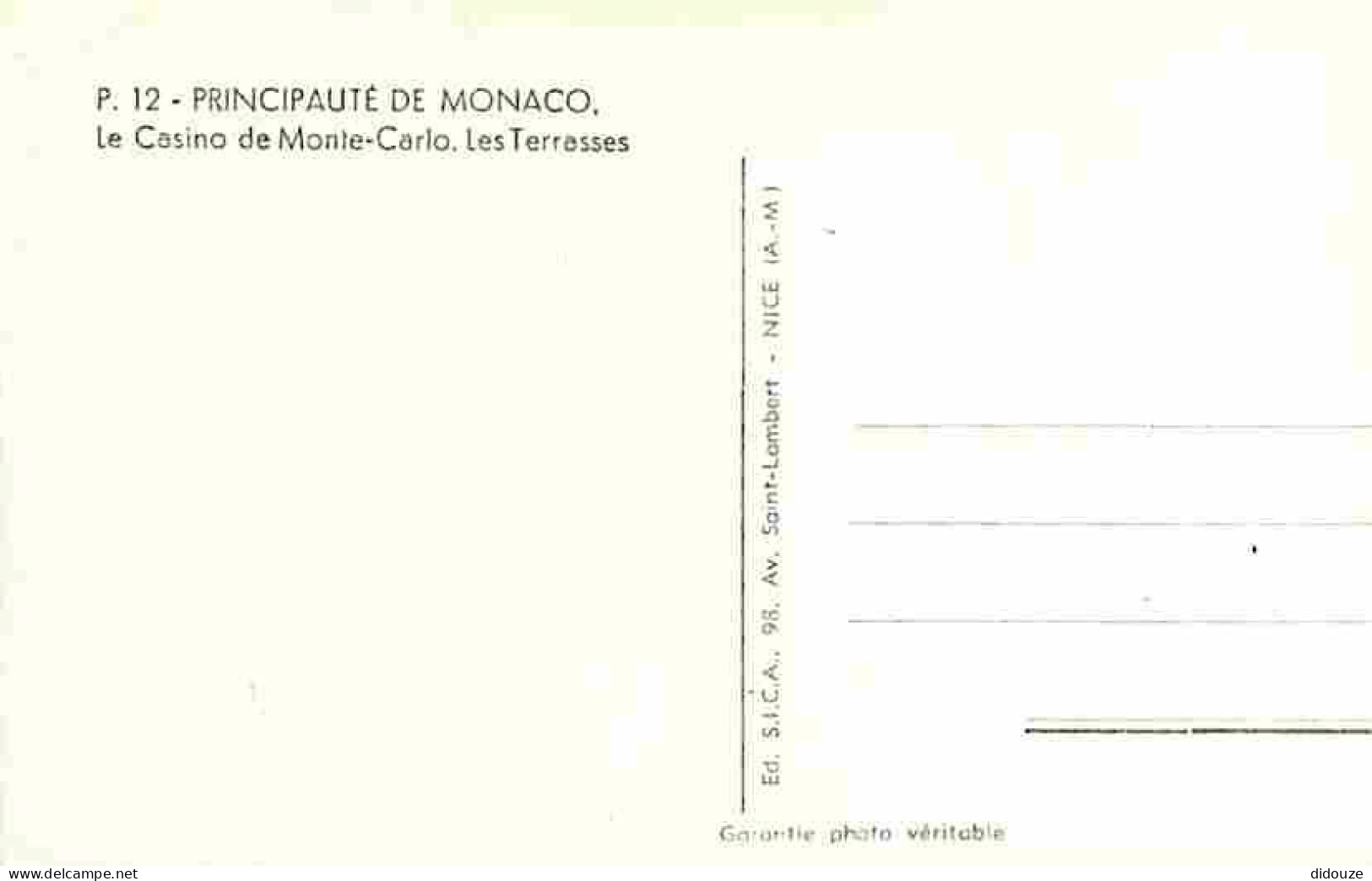 Monaco - Monte-Carlo - Le Casino - Les Terrasses - Carte Neuve - CPM - Voir Scans Recto-Verso - Spielbank