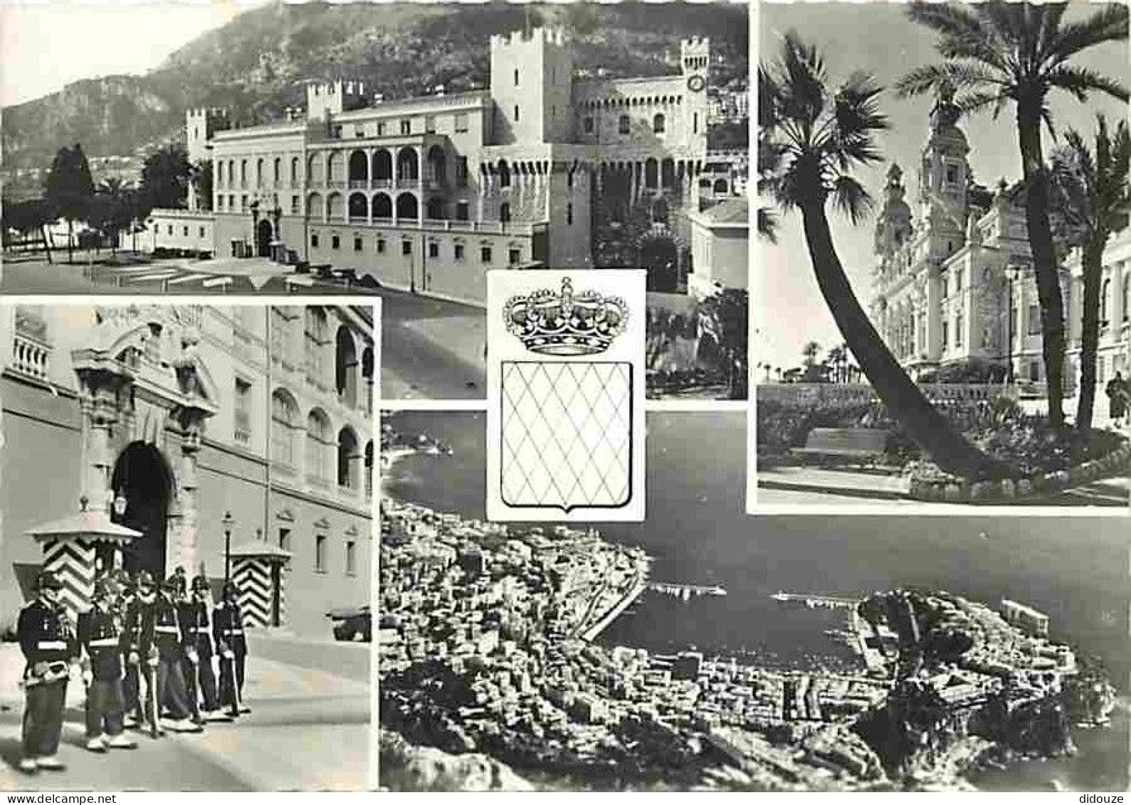 Monaco - Multivues - Blasons - CPM - Voir Scans Recto-Verso - Multi-vues, Vues Panoramiques