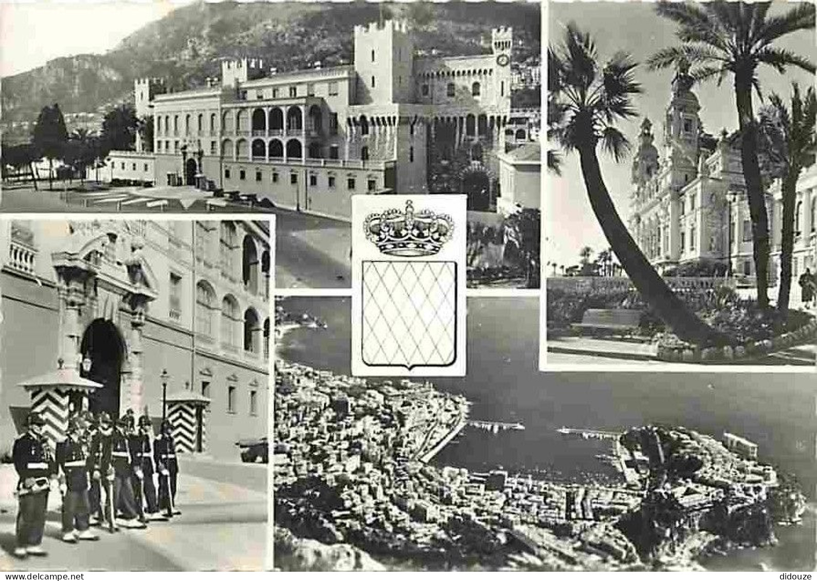 Monaco - Multivues - Blasons - CPM - Voir Scans Recto-Verso - Tarjetas Panorámicas