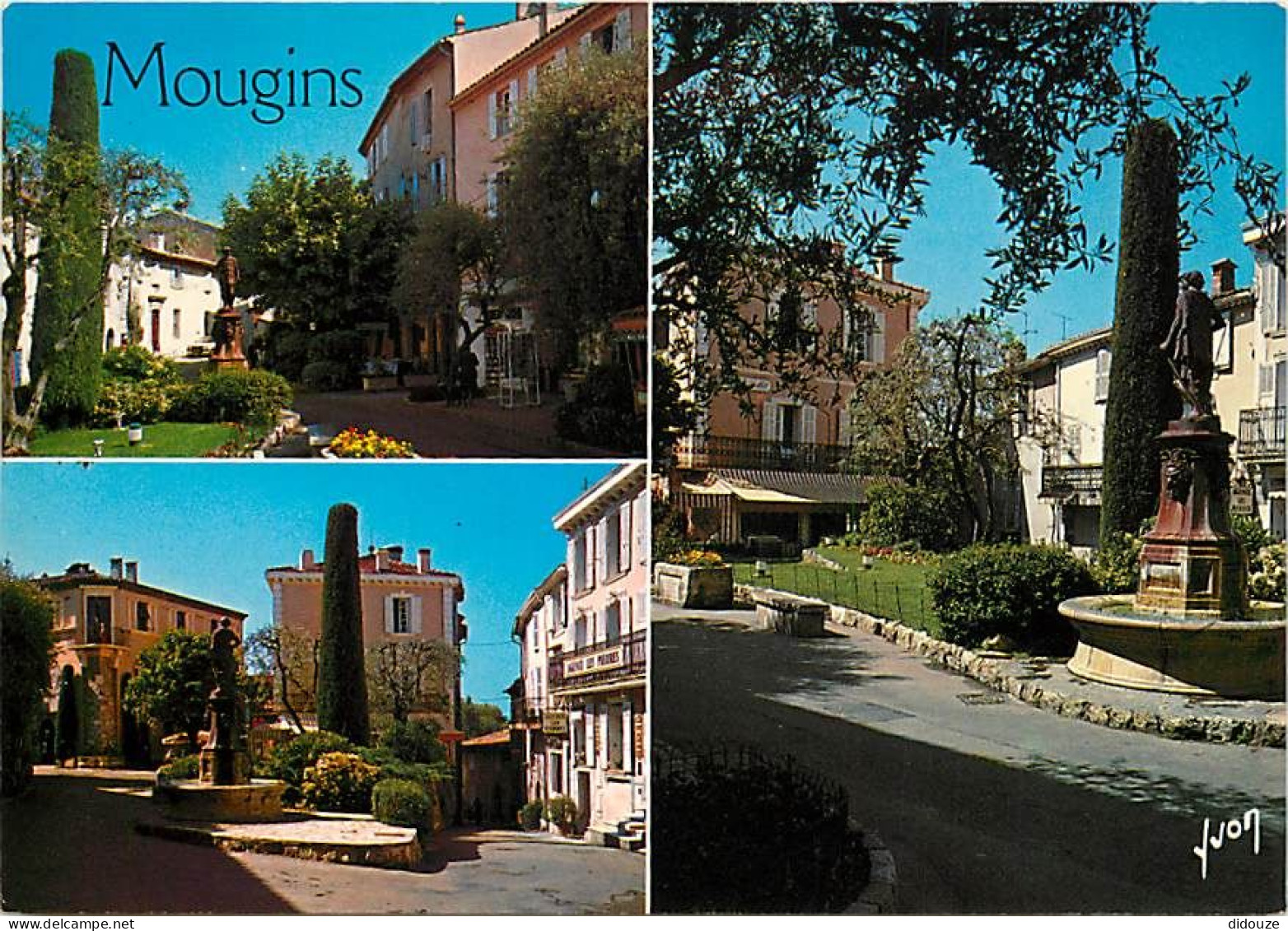 06 - Mougins - La Place De La Mairie - Multivues - CPM - Carte Neuve - Voir Scans Recto-Verso - Mougins