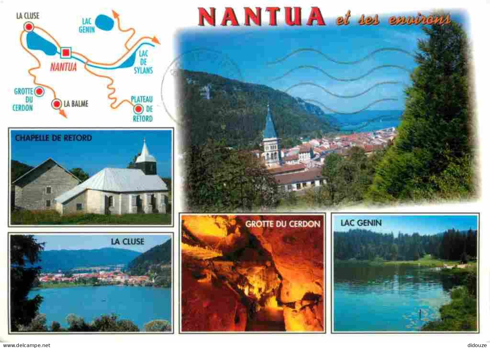 01 - Nantua - Et Ses Environs - Multivues - Carte Géographique - CPM - Voir Scans Recto-Verso - Nantua