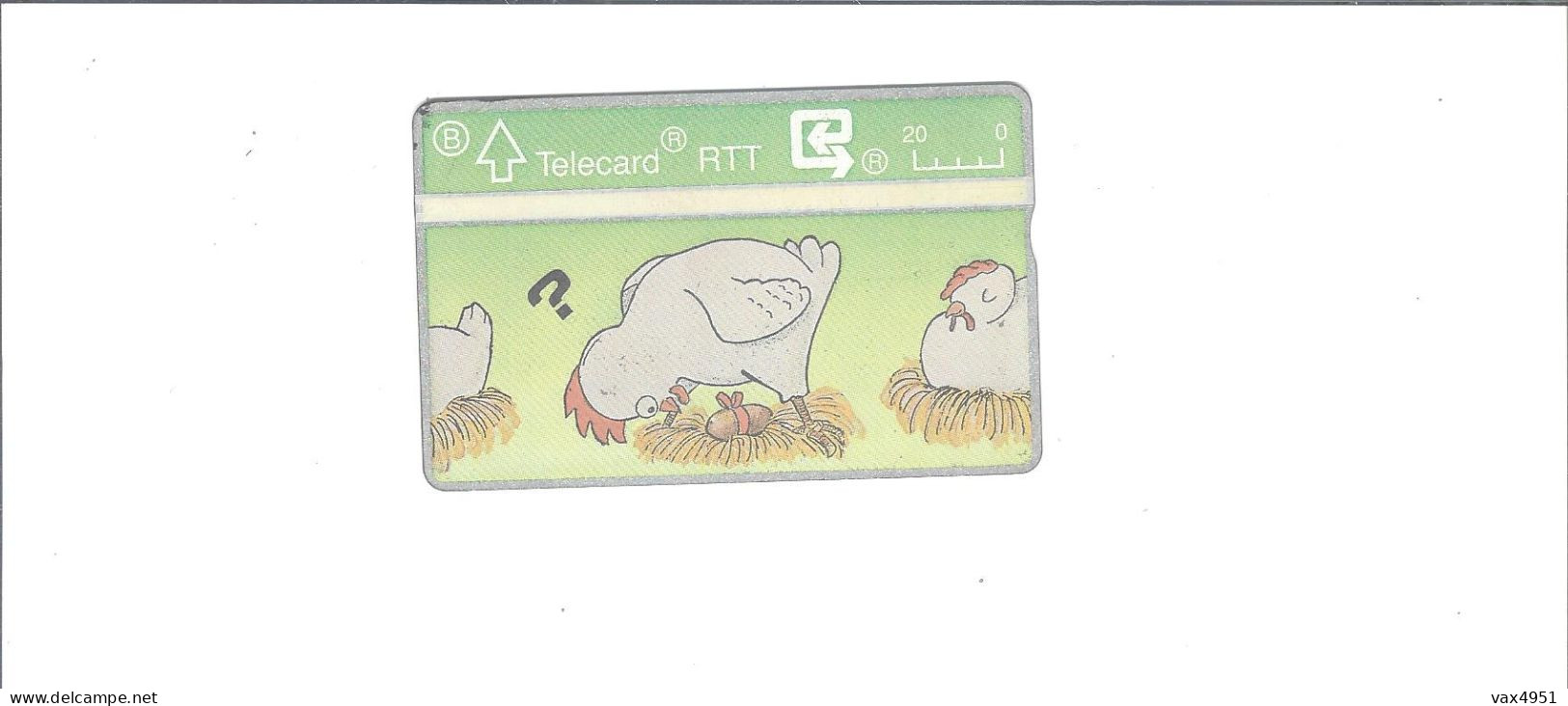 TELECARTE  RTT  THEME POULES      **   RARE     A  SAISIR /// - Ohne Zuordnung