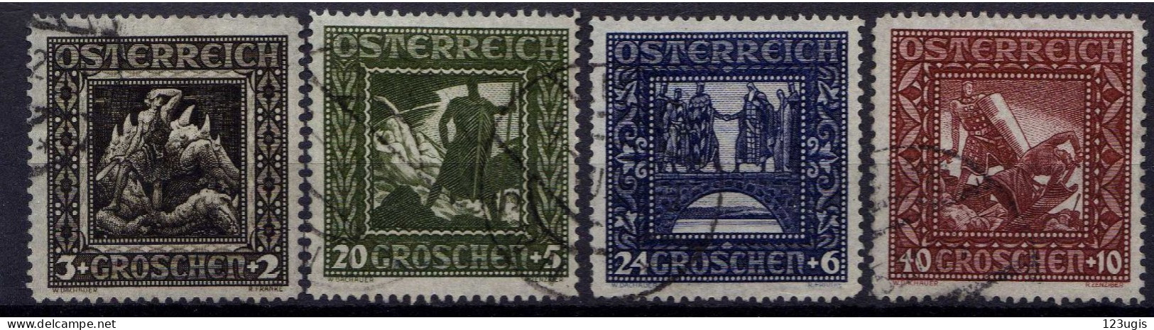 Österreich/Austria 1926 Mi 488; 491-493 I, Gestempelt [200424XIV] - Usados