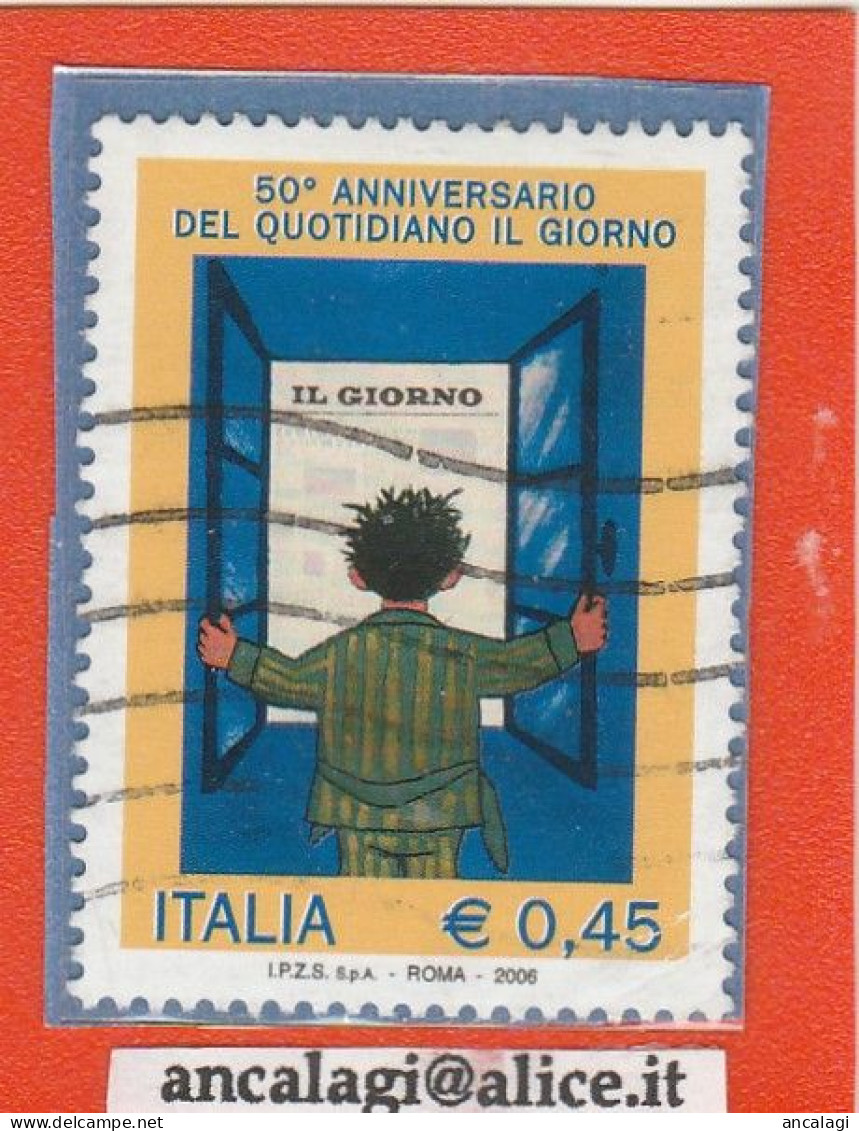 USATI ITALIA 2006 - Ref.1011C "QUOTIDIANO -IL GIORNO-" 1 Val. - - 2001-10: Usati