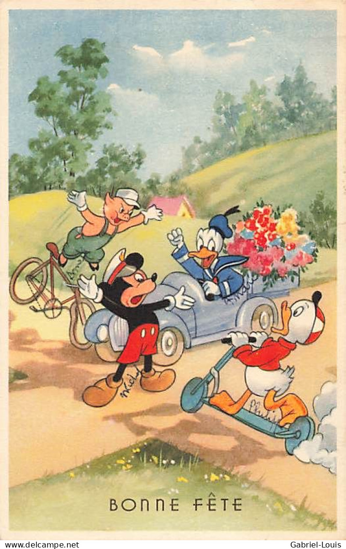 Bonne Fête Pinoccio Mickey - Sonstige & Ohne Zuordnung