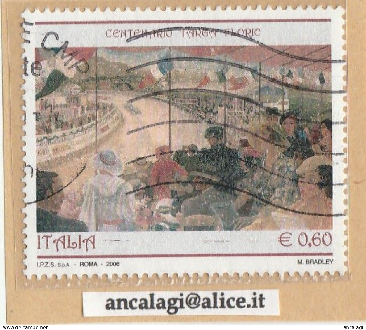 USATI ITALIA 2006 - Ref.1012 "TARGA FLORIO" 1 Val. - - 2001-10: Usati