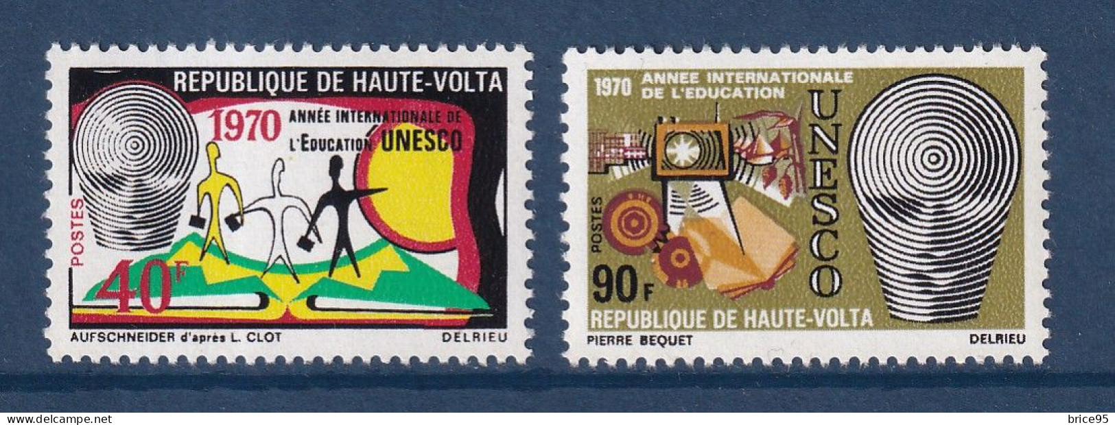 Haute Volta - YT N° 218 Et 219 ** - Neuf Sans Charnière - 1970 - Haute-Volta (1958-1984)