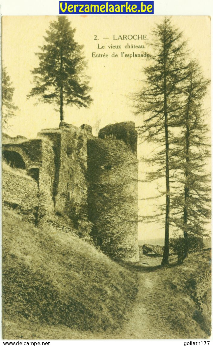 La Roche - Le Vieux Chateau - Entree De L'espanade - La-Roche-en-Ardenne