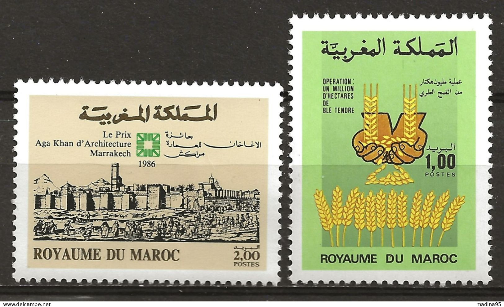 MAROC: **, N° YT 1015 Et 1016, TB - Marokko (1956-...)