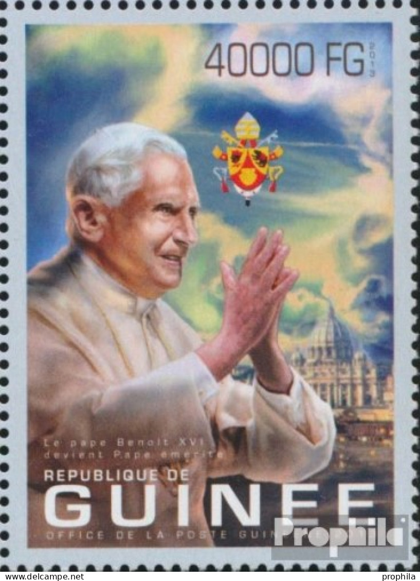 Guinea 9945 (kompl. Ausgabe) Postfrisch 2013 Papst Benedikt XVI - Guinée (1958-...)