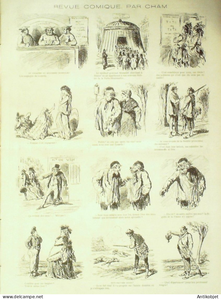 Le Monde Illustré 1873 N°860 Chine Empereur & Ambassadeurs Algérie Tergui Prise De Bou-Choucha Et Sidi Ben-Driss - 1850 - 1899