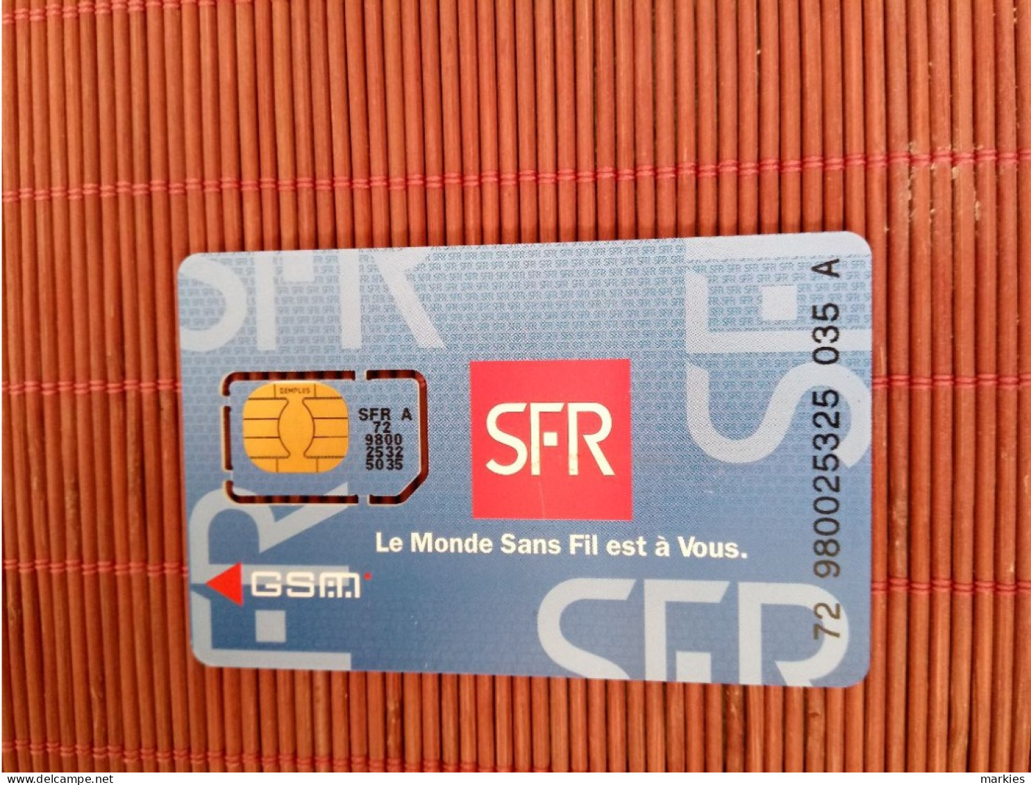 GSM Card France Mint 2 Photos Rare - Per Cellulari (telefonini/schede SIM)
