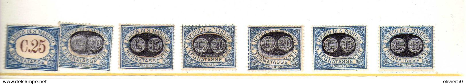 Saint-Marin - Timbres Taxe  - Neufs* - Segnatasse