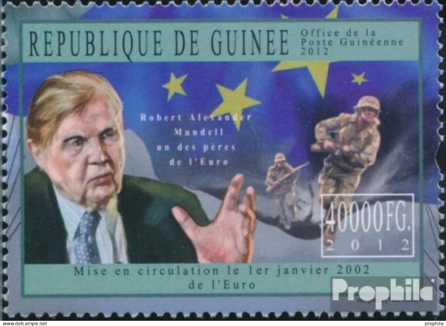 Guinea 9094 (kompl. Ausgabe) Postfrisch 2012 10 Jahr Euro-Bargeld - Guinea (1958-...)