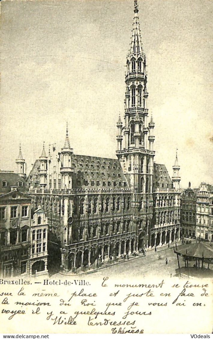 Belgique - Brussel - Bruxelles - Hôtel De Ville - Monumenti, Edifici