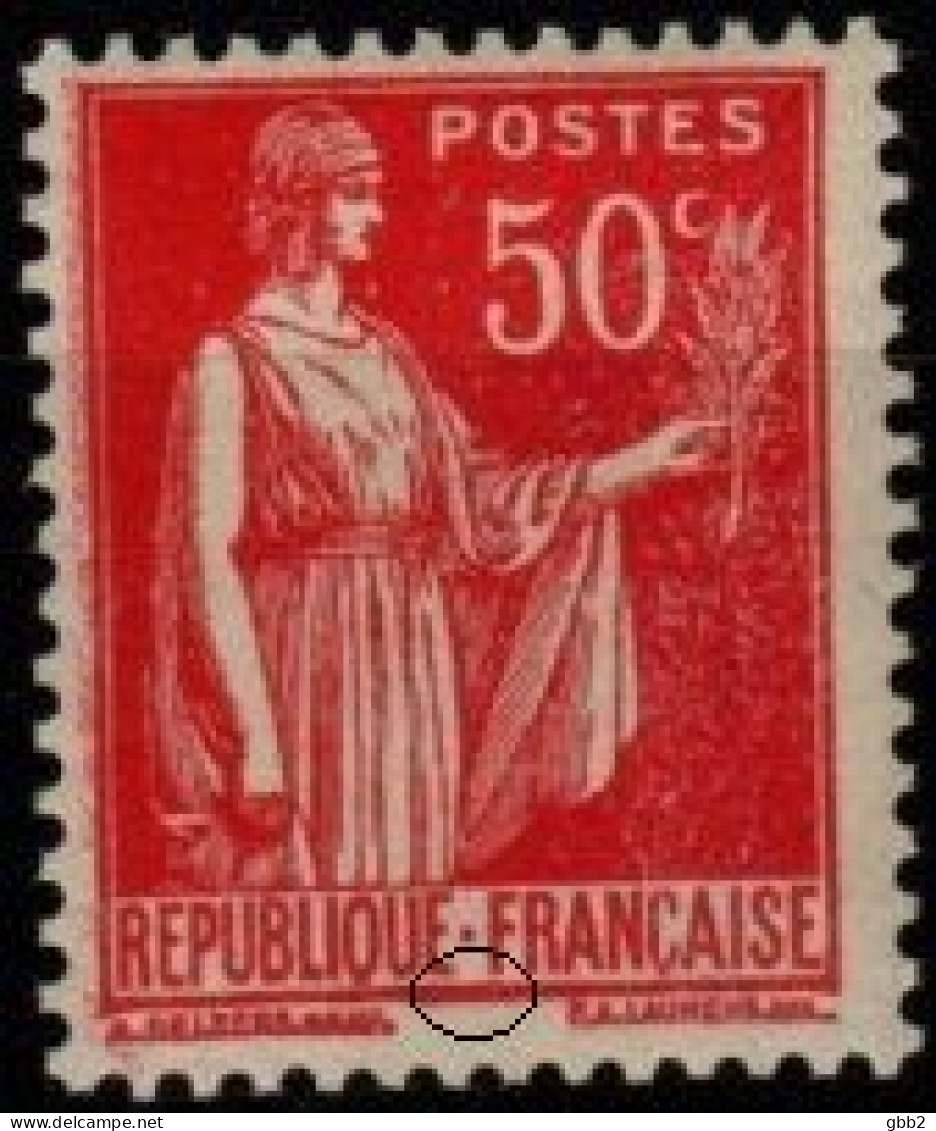 FRANCE - YT N° 283d "Type PAIX " Neuf LUXE**. SEULE PROPOSITION Sur DELCAMPE. TRES TRES RARE. - 1932-39 Paix