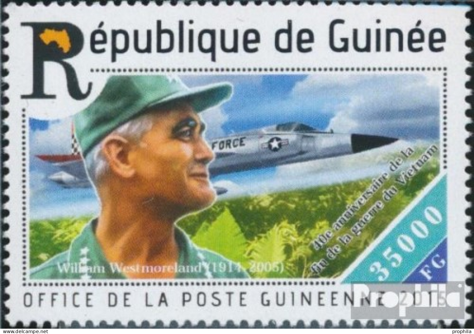 Guinea 11142 (kompl. Ausgabe) Postfrisch 2015 Vietnamkrieg - Guinée (1958-...)