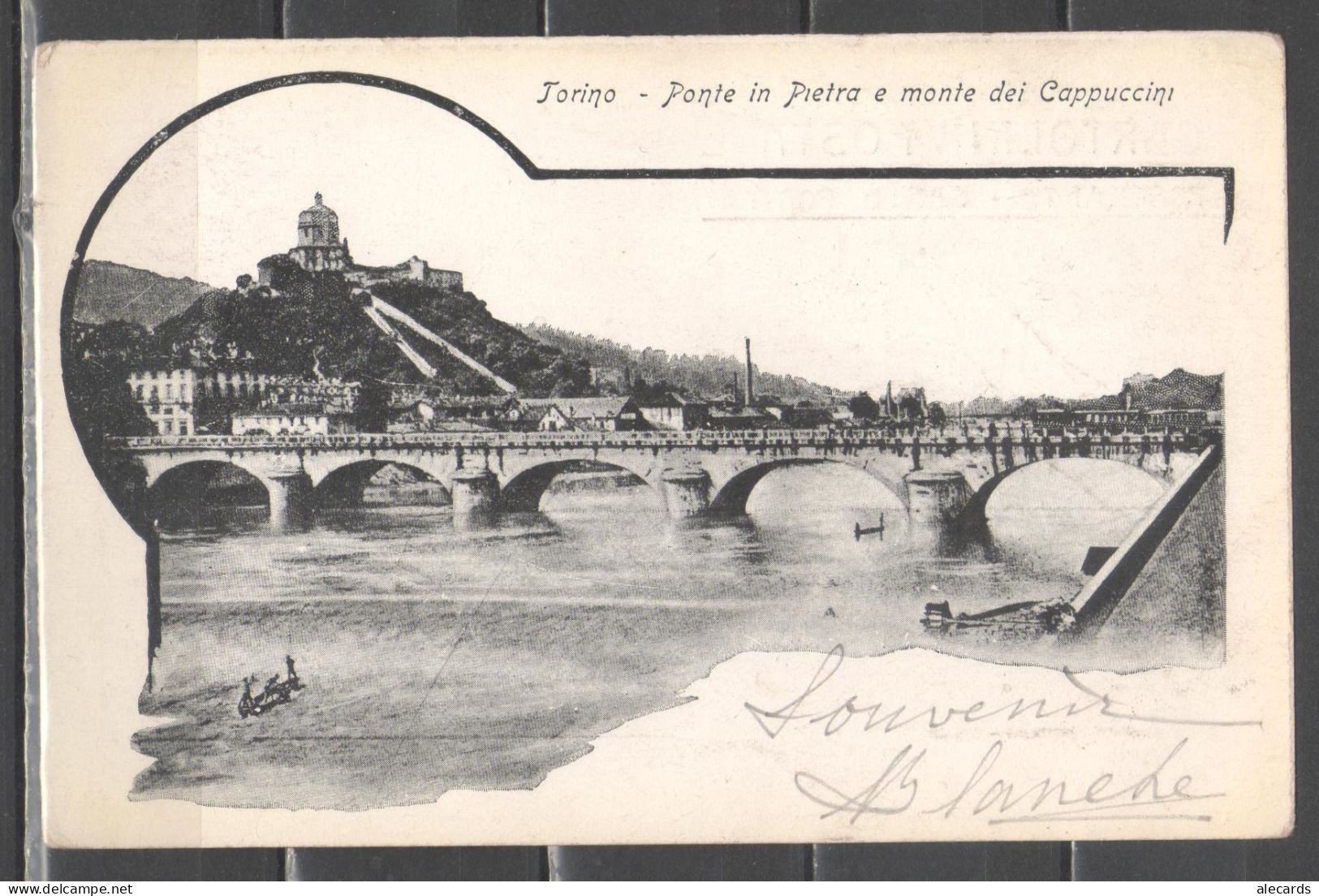 Torino - Ponte In Pietra E Monte Dei Cappuccini - Bridges