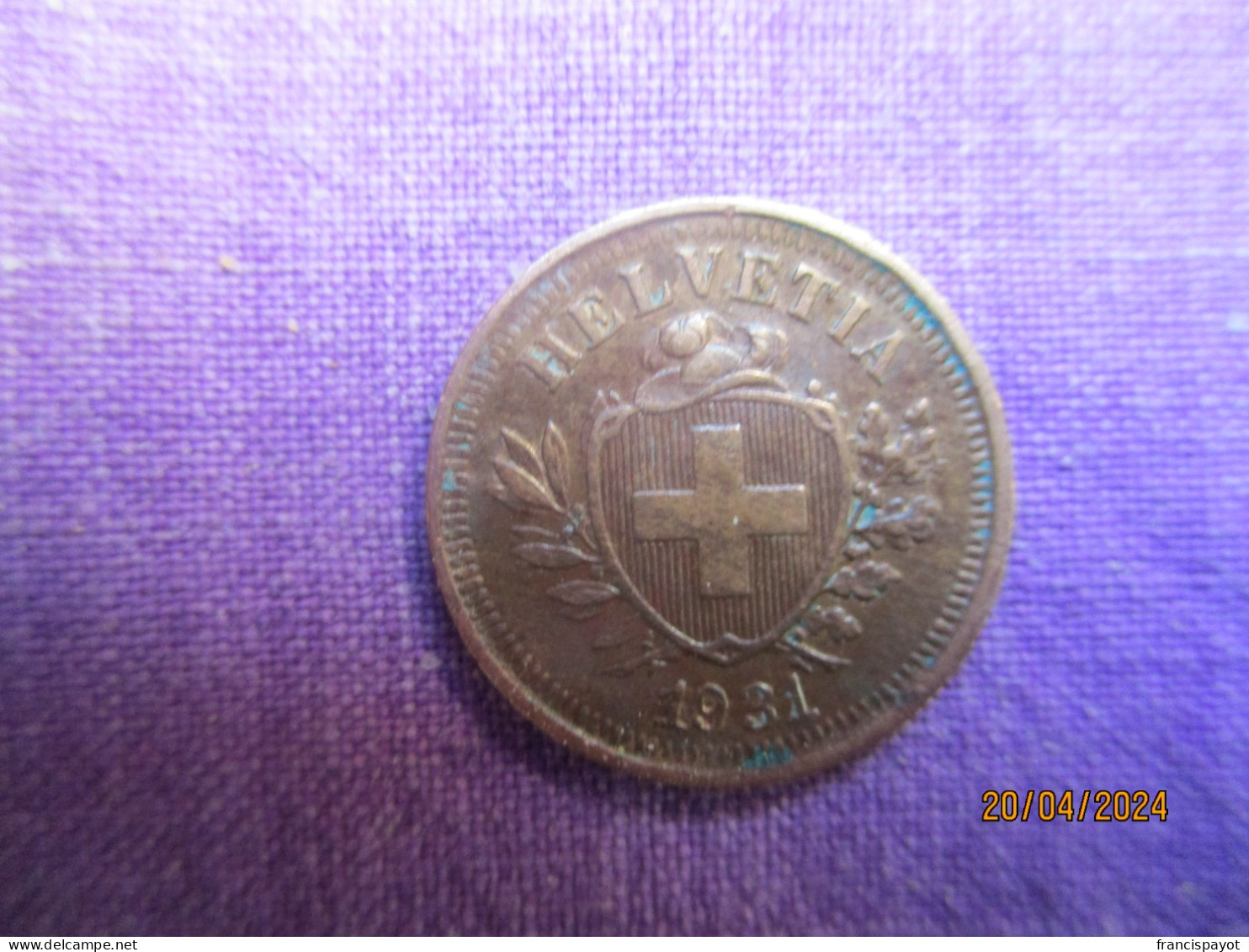 Suisse 1 Centime 1931 - Sonstige & Ohne Zuordnung