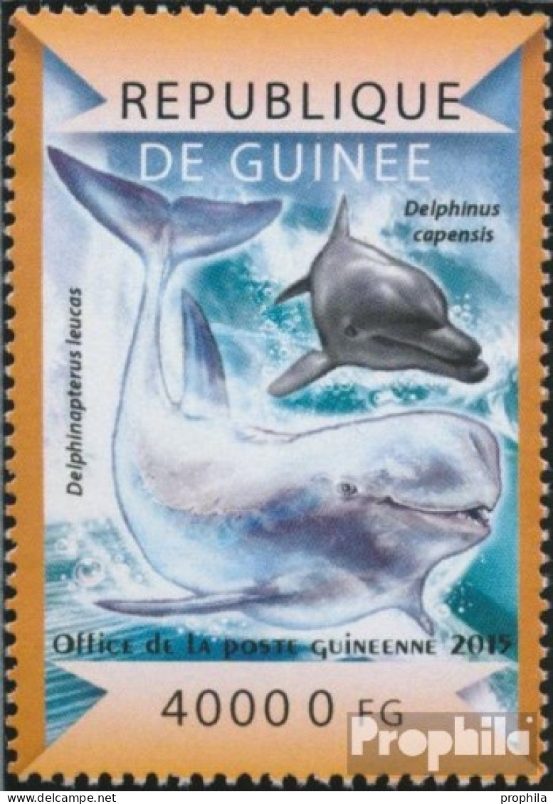 Guinea 10956 (kompl. Ausgabe) Postfrisch 2015 Delfine - Guinea (1958-...)