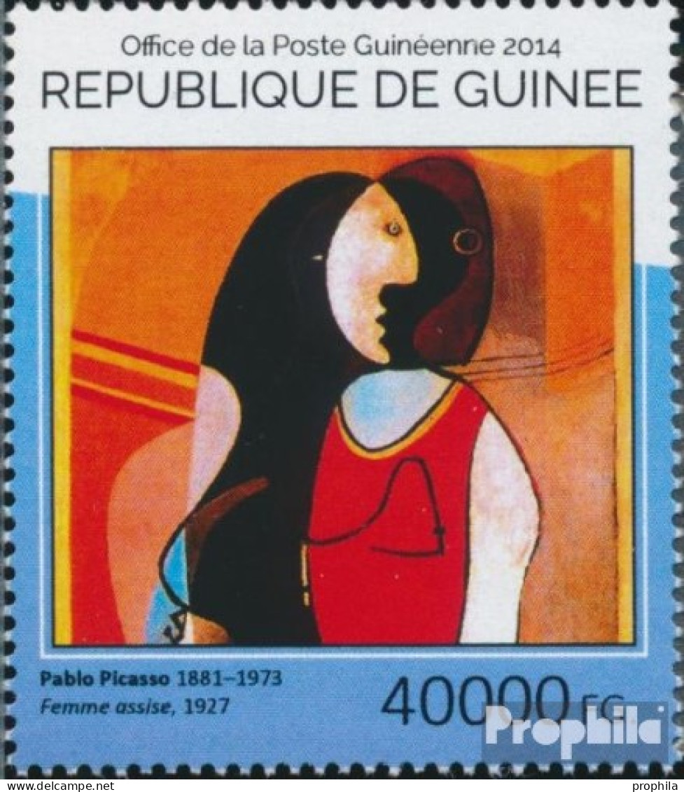 Guinea 10776 (kompl. Ausgabe) Postfrisch 2014 Pablo Picasso - Guinea (1958-...)