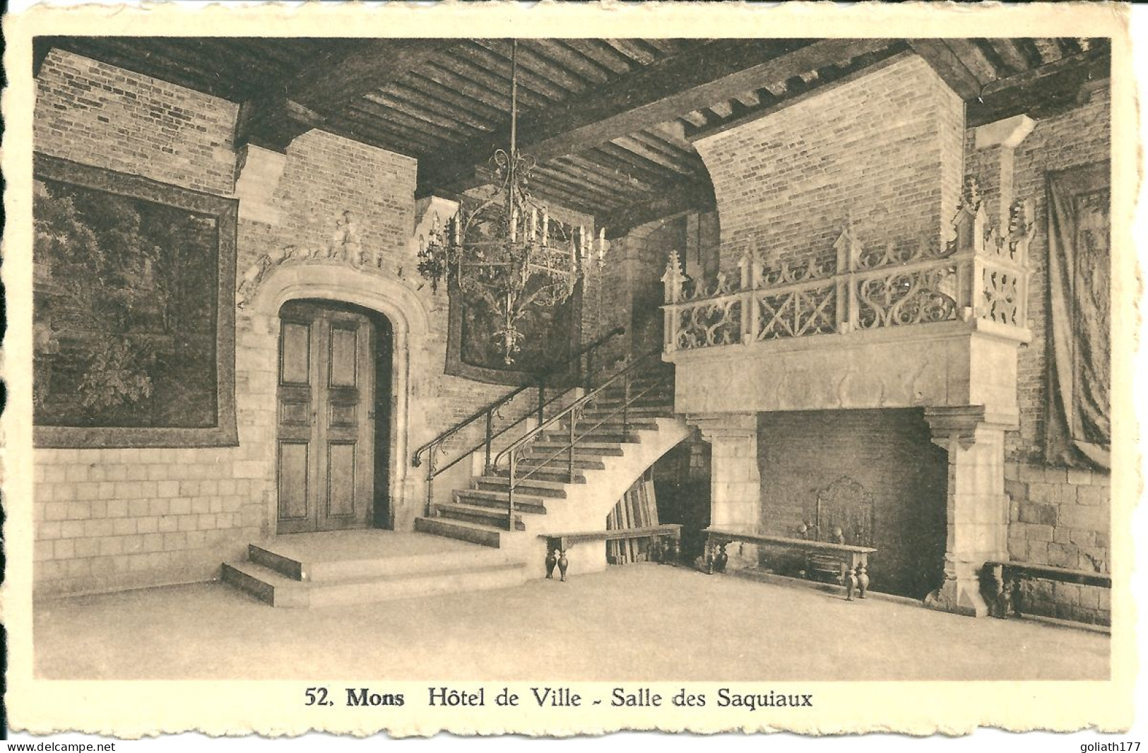 Mons - Hotel De Ville - Salle Des Saquiaux - Mons