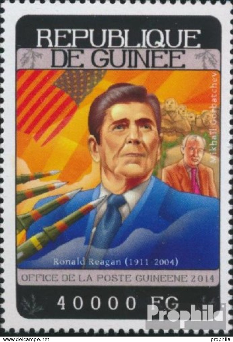Guinea 10511 (kompl. Ausgabe) Postfrisch 2014 Ronald Reagan - Guinea (1958-...)
