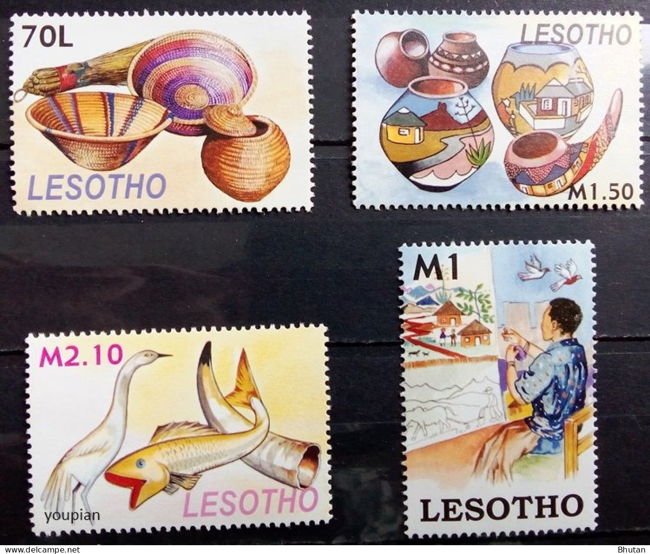 Lesotho 2006, Handicrafcts, MNH Stamps Set - Lesotho (1966-...)