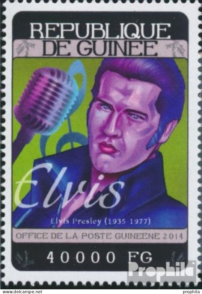 Guinea 10466 (kompl. Ausgabe) Postfrisch 2014 Elvis Presley - Guinea (1958-...)